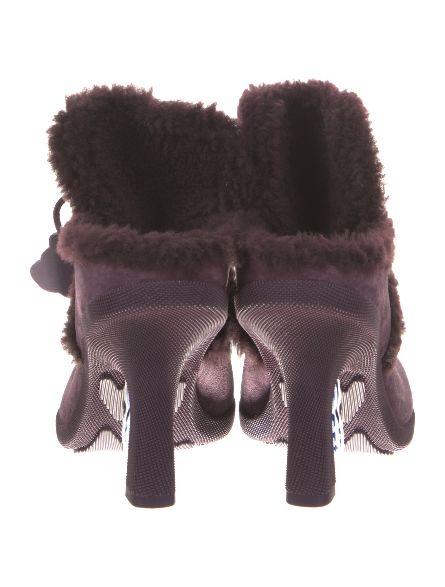 Burberry Suede Mules